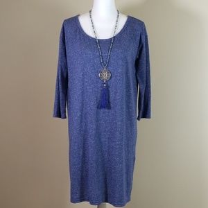 GAP knit dress with three quarter length sleeves
